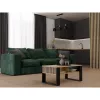 Kafijas galdiņš top e shop STOLIK KAWOWY ŁAWA MODERN 2P plāns Dąb Artisan ar melnām līstēm