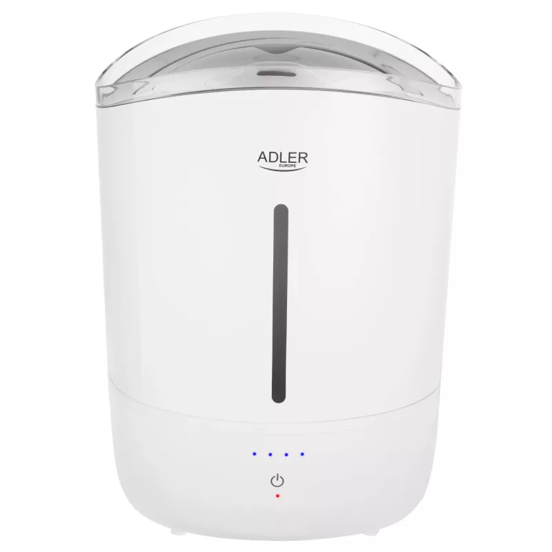 Adler gaisa mitrinātājs | AD 7971 | 30 W | Ūdens tvertnes tilpums 5 L | Ultraskaņas | Mitrināšanas jauda 100-250 ml/h | Balts