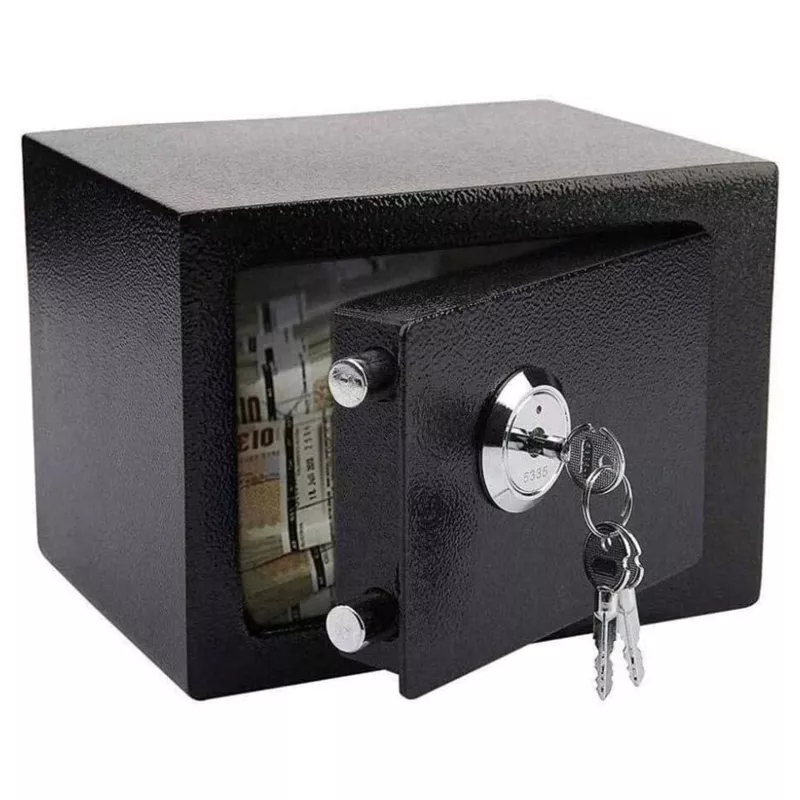 Extralink Home | Home Safe | biroja, atslēgu seifs, drošības seifs, melns, S-404