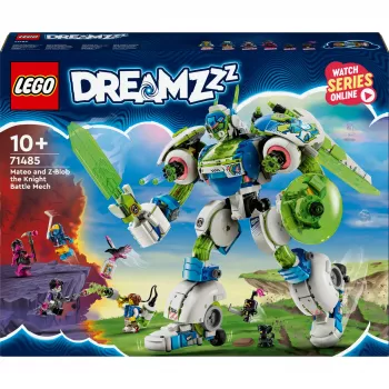 LEGO Mateo un Z-Blob bruņinieka meha komplekts 71485 — minifigūra un būvējams meha rotaļu komplekts