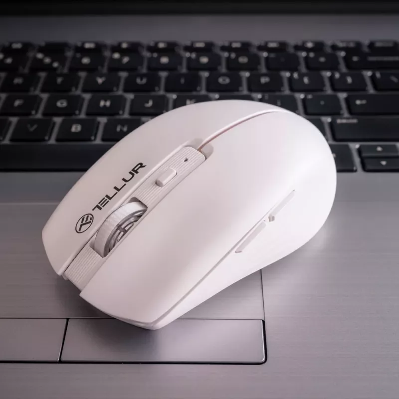 Tellur Silent Click Wireless pele Balts