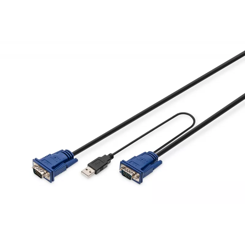 KVM kabelis USB Digitus DS-19232 3m PS/2