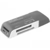 Karšu lasītājs DEFENDER ULTRA SWIFT USB 2.0 modelis 83260 — saderīgs ar SD un microSD kartēm