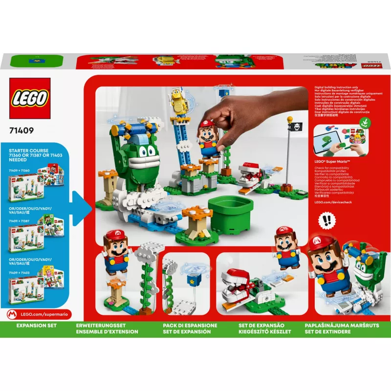 Rotaļlietu konstruktors LEGO Super Mario 3 ienaidnieku figūras 71409 — Bumeranga brālis un Piranjas augs