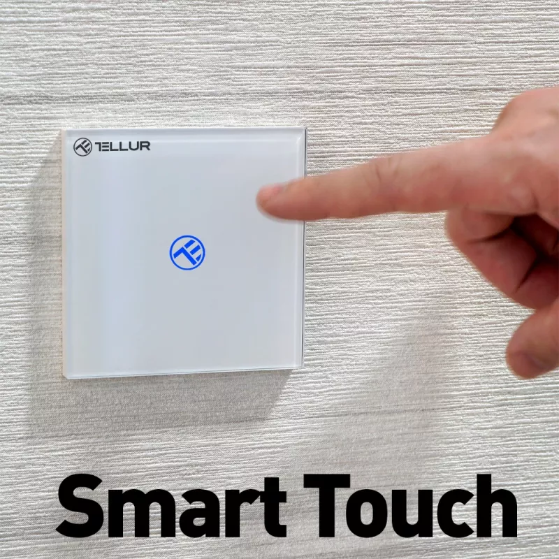 Viedais WiFi slēdzis Tellur SS1N — 1 ports, 1800W, 10A
