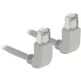Tīkla kabelis DeLOCK 83513 RJ-45 Cat6a 0.5 m Pelēks