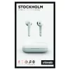 Austiņas URBANISTA Stockholm — bezvadu Bluetooth ievietojamās austiņas zvaniem un mūzikai, 10 m diapazons, balta