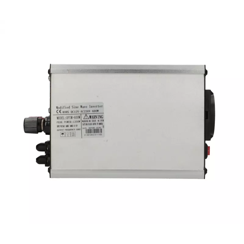 Extralink OPIM-600W sprieguma pārveidotājs, auto 12V, 600W modificēts sinusoidāls vilnis