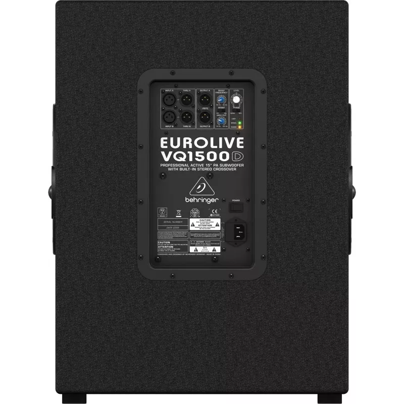 Behringer Eurolive VQ1500D Melns 500 W