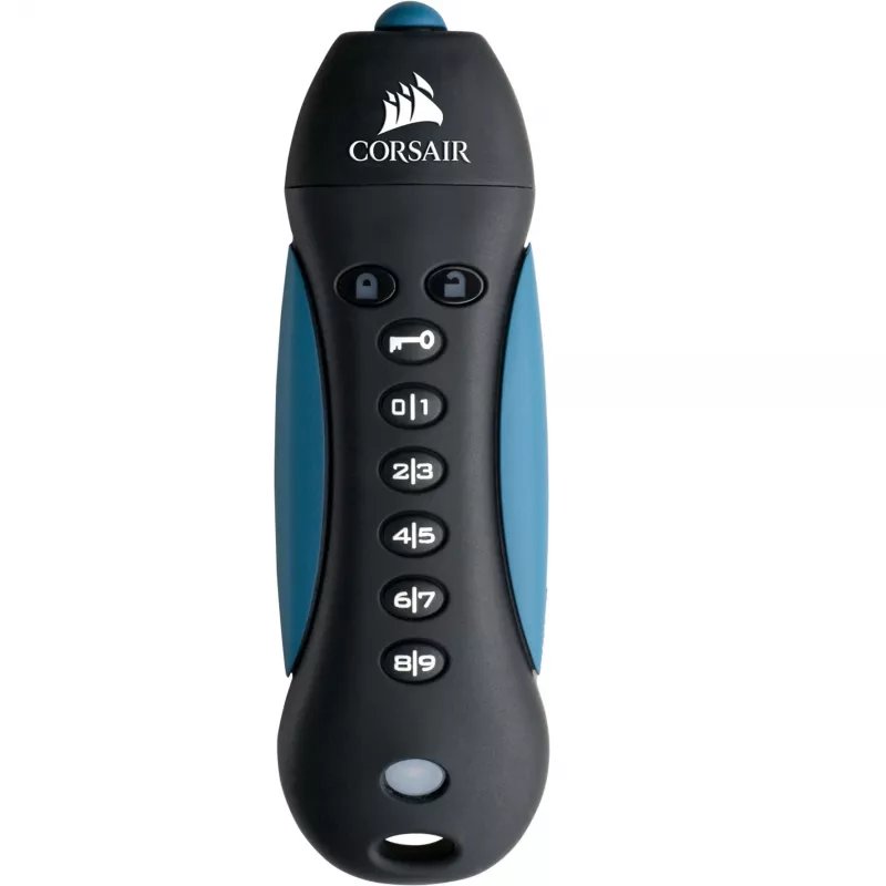 CORSAIR Flash Padlock 3 128GB drošs USB 3.0 zibatmiņa ar tastatūru un drošu 256 bitu aparatūras AES šifrēšanu