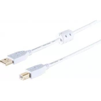 USB 2.0 kabelis ShiverPeaks Type A to B 3 m, modelis 77023-WF