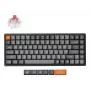 Keychron K2 Max tastatūra universāla USB RF bezvadu Bluetooth melna pelēka 75%