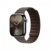 Siksniņa Apple 42mm tumši pelēkbrūna Magnetic Link M/L viedpulkstenim