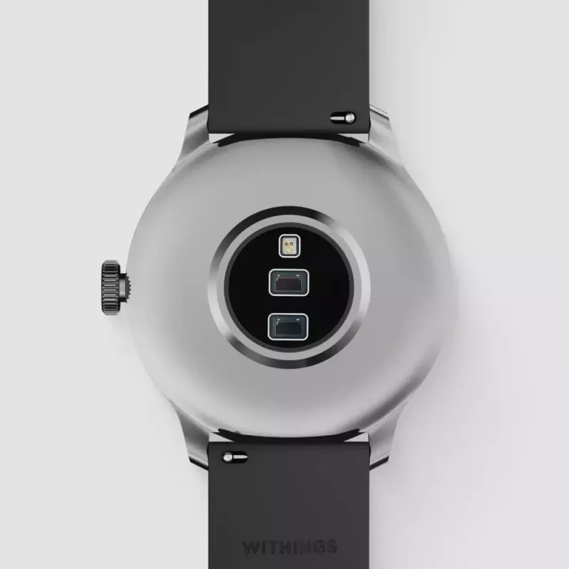 Withings ScanWatch Light OLED 37 mm hibrīdais zelta tonis