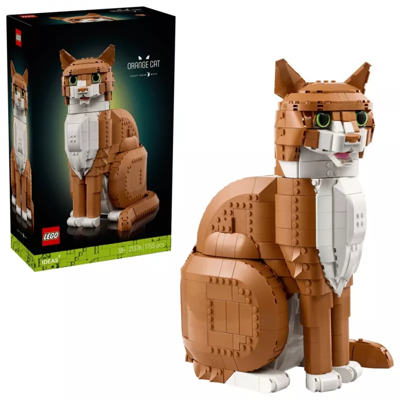 LEGO IDEAS 21376 oranža Cat