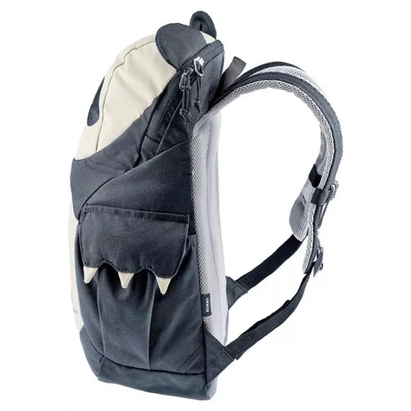 Kompakta dienas mugursoma DEUTER Kikki — Poliesters 8 L, 350×200×170 mm, 310 g, Melna/Balta