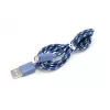 Sbox USB-1031BL USB->Micro USB 1M zils