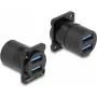 DeLOCK D-Type modulis USB 5 Gbps Type-A 2 x sievišķais uz 2 x sievišķais