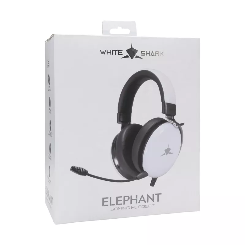 Austiņas White Shark GH-2540 Elephant balta