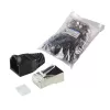 Vadu savienotājs RJ45 LogiLink MP0022 melns caurspīdīgs