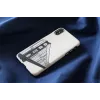 Telefona maciņš man and wood iPhone X/XS, rokas tilta dizains, melns