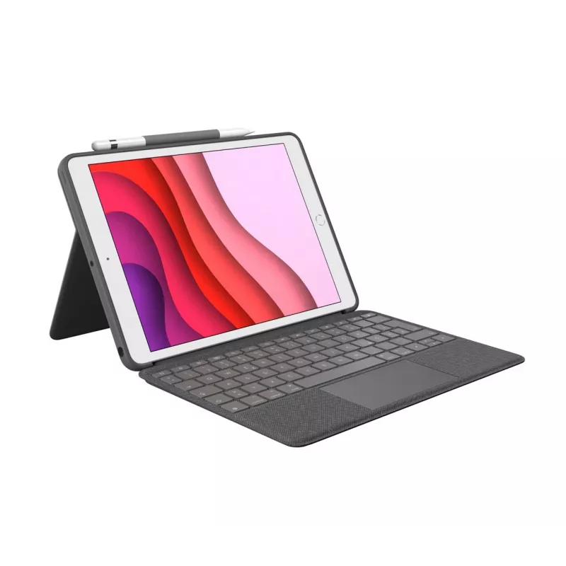 Klaviatūras maciņš Logitech Combo Touch iPad 7., 8., 9. paaudzei