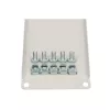 Rack aizbīdnis Extralink Front Blank Panel 2U 19 collu pelēks, 2U, 19 collu, pelēks