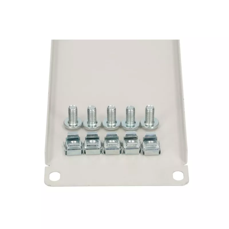 Rack aizbīdnis Extralink Front Blank Panel 2U 19 collu pelēks, 2U, 19 collu, pelēks