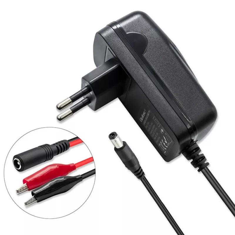 Baterijas lādētājs QOLTEC Charger AGM GEL STD 12V 1.5A
