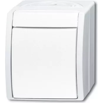 BUSCH-JAEGER starpslēdzis 2601/7W-54 okeāna Alpu balts IP44 svirslēdzis 2601/7W-54 (2601/7W-54)