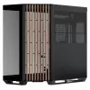 APNX V1-W-BK-v1 Midi Tower Melns, Wood