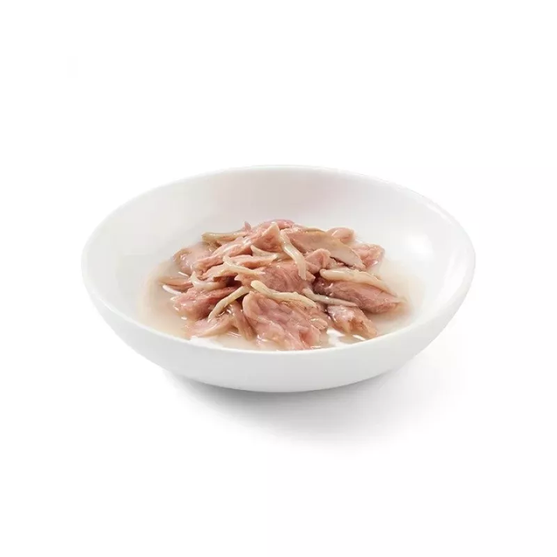 SCHESIR konservu ūdenī tuncis ar brētliņām - mitrā kaķu barība - 85 g