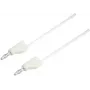 VOLTCRAFT Testa vads [Kontaktdakša 4 mm - Kontaktdakša 4 mm] 0,75 m Balts MSB-300 (MSB-300-0.75-WS)