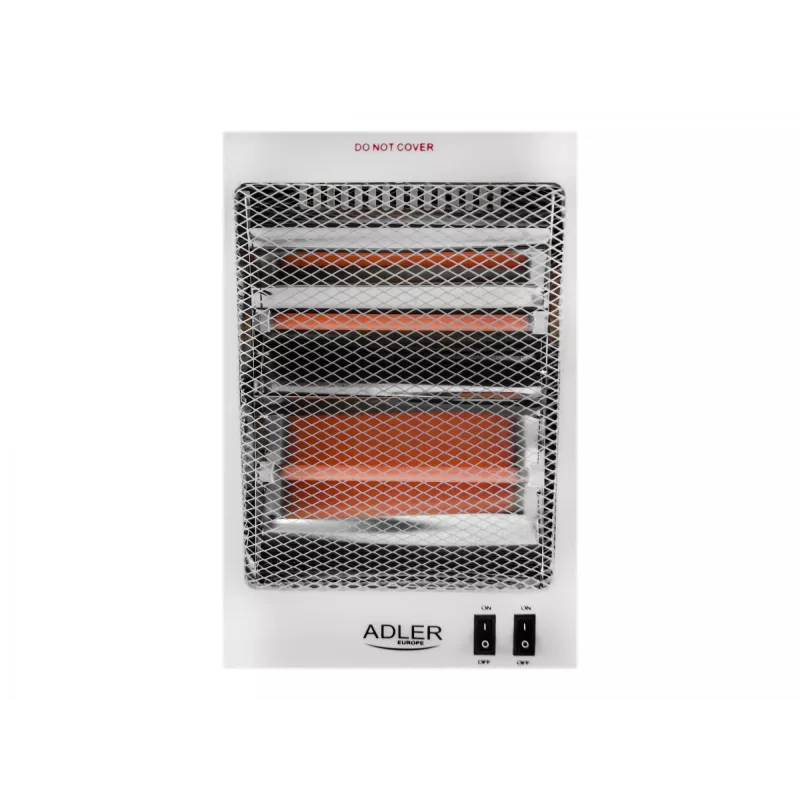 Adler | Sildītājs | AD 7709 | Halogēna sildītājs | 800 W | Jaudas līmeņu skaits 2 | Balts