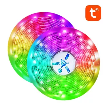 LED lentes gaismeklis NiteBird SL3 no gosund | nitebird — Viedais WiFi RGB, 2×5 m, Tuya