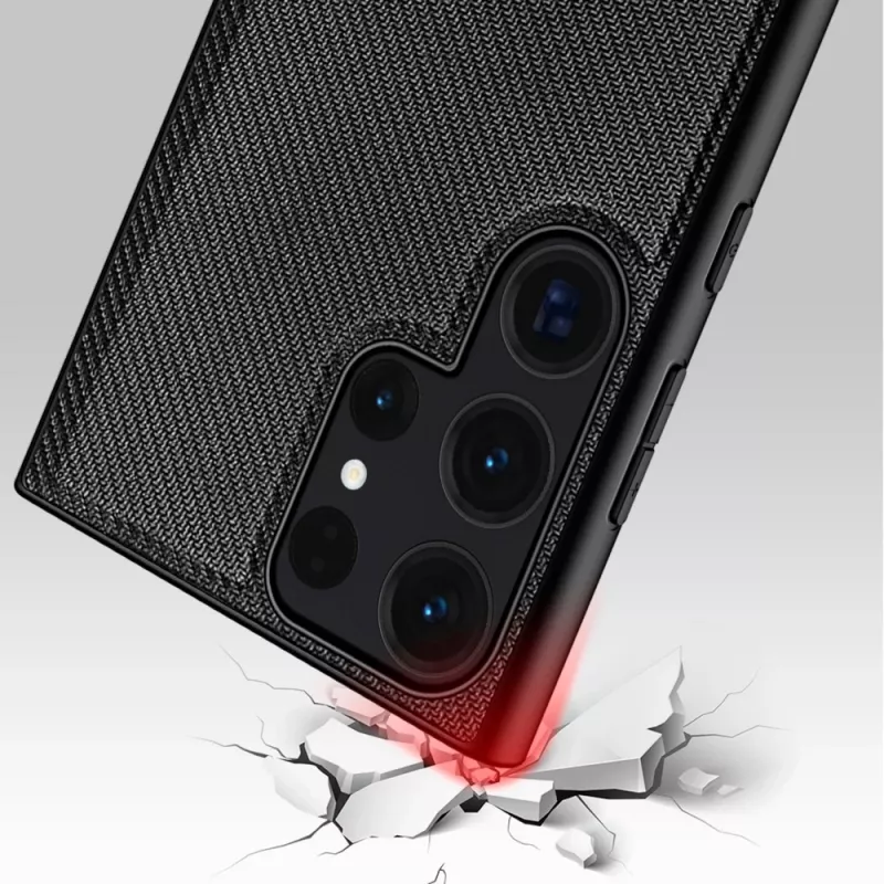 StyleShell NYLO, tālruņa maciņš melns, Samsung Galaxy S24 Ultra