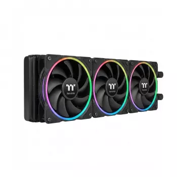 120mm Thermaltake TS140 EX RGB 3-pack korpusa ventilatori, PWM, melni