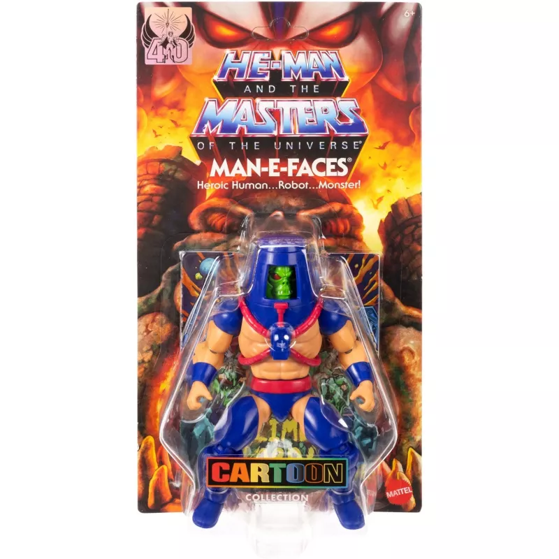 MATTEL M.O.T.U. Origins Man-E-Faces JBM80 darbības figūra | Kolekcionējams, pozējams tēls