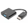 Assmann DisplayPort adaptera kabelis. DP - HD15 M/F. 0,15 m, ar fiksatoru. DP 1.1 saderīgs. UL. bl. bez ekranējuma. 32AWG (AK-340410-001-S)