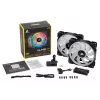 CORSAIR LL140 RGB 140 mm ARGB korpusa ventilators 2 gab. komplekts