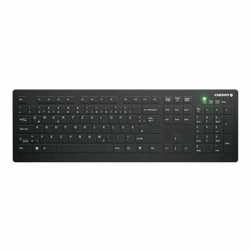 Contour Design Active Key Contour QuickClean Medical tastatūra IP68 Full-Size Wireless Melns DE C8112