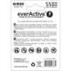 Uzlādējamā baterija everActive EVHRL20-5500 D NiMH 1.2V 5500mAh, 2 gab. iepakojumā
