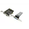 Iekšējā PCIe interfeisa karte LOGILINK PC0033 ar seriālo un paralēlo izvadi, NetMOS mikroshēmojums