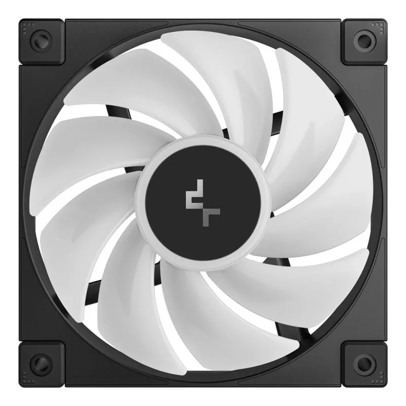 Ventilators DeepCool FD12 ARGB-3 in 1 12 cm Melns Balts 3 gab. Maksimālais gaisa spiediens 2,56 mmH2O