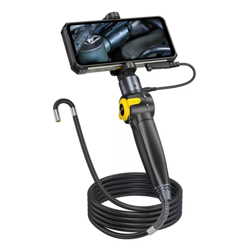 Endoskops UleFone EC03 1080P ar ūdensnecaurlaidīgu elastīgu kabeli, modelis UF-EC03