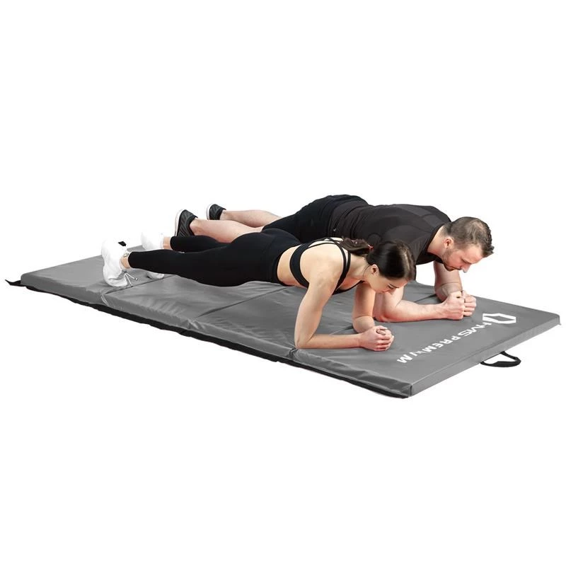 HMS Fitness MGS01 Universāls vingrošanas paklājiņš Pelēks