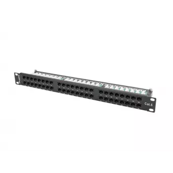Lanberg PPU6-1048-B - Sadales panelis - 1U - 19 inch