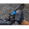 Quad Lock spoguļa stiprinājuma pasīvais turētājs mobilajam tālrunim/viedtālrunim, melns, zils