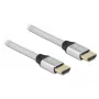 HDMI kabelis DeLOCK Ultra High Speed 48 Gbps 8K 60 Hz Sudraba 1 m