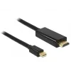 Video kabeļa adapteris DeLOCK 83698 Mini DisplayPort uz HDMI 1m melns